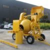 Concrete Mixer with Mechanical Upper Hoist